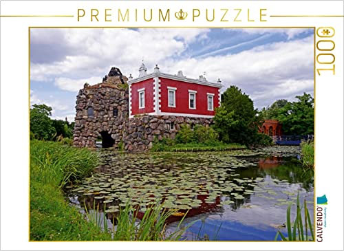 CALVENDO Puzzle Wörlitzer Park - Villa Hammilton 1000 Teile Puzzle quer | Lege-Größe cm Foto-Puzzle für glückliche Stunden