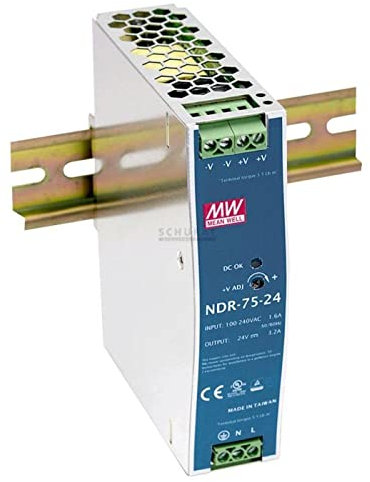 MeanWell NDR-75-48 75W 48V 1,6A Hutschienen Netzteil DIN-RAIL