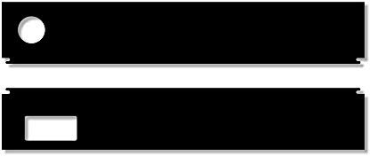 iQuatics Universal/Juwel - Set di Alette di Ricambio compatibili con Skimmer/Feeder, Rio 125, Colore: Nero