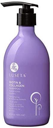 Luseta Biotin & Kollagen Shampoo und Conditioner Verdickung für Haarausfall & schnelles Haarwachstum – angereichert mit Arganöl zur Reparatur von geschädigtem trockenem Haar – sulfatfrei, Parabenfrei