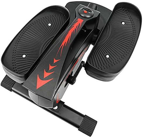 PrimeMatik KD063-VCES Crosstrainer für Übungen mit LCD-Visier (KD063), Unisex, Grau