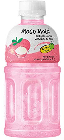 Mogu Mogu Litchi Nata De Coco Succo, 10.82 Fl Oz (6 Bottiglie)