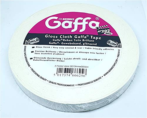 Gewebeklebeband Gaffa® Advance AT202 19mmx50m (Weiß)
