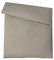 aqua-textil Luxury Bettwäsche zum Kombinieren 140 x 200 cm Deckenbezug Silber Baumwolle Mako Satin Bettbezug