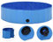 vidaXL Piscina para Perros Bañera para Mascotas Animales Baño Barreño Bañar Mascotas Plegable PVC Azul 120x30 cm