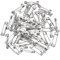 UNICRAFTALE 50 pièces en Acier Inoxydable Broche Broche Dos Barre Broches 0.8mm Broche de Sécurité Broches de Retenue Arrière Fermoirs Broche Résultats avec 2 Trous pour Bijoux, Couleur Inoxydable