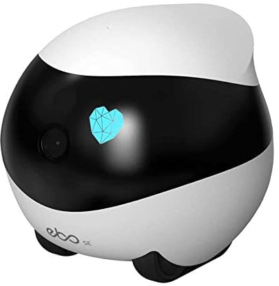 Enabot EBO SE Telecamera per Animali Domestici in Movimento 1080P, connettività Wi-Fi, Visione Notturna, Auto-Crociera, Auto-Ricarica, rilevazione del Movimento, Audio a 2 Vie
