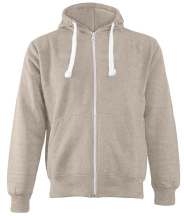 Love My Fashions® Men Athletic Zip-up Workout Hoodie Full Sleeve Pullover Sports Hoody with Pockets Available in Plus Sizes Light Grey