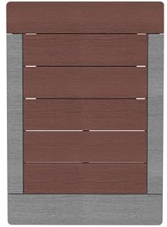 Formidra - DS-Base-CF - Caillebotis pour Douche d'extérieur - Coloris Dark Coffee - Résiste aux UV, température de - 30°C à + 70 ° C, à l'eau et aux moisissures et aux termites