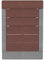 Formidra - DS-Base-CF - Caillebotis pour Douche d'extérieur - Coloris Dark Coffee - Résiste aux UV, température de - 30°C à + 70 ° C, à l'eau et aux moisissures et aux termites