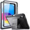 ZtotopCases Hülle für iPad 10 Generation 2022, Zweilagige Stoßfeste Schutzhülle mit Integriertem Displayschutz, Hülle mit Ständer und Stifthalter für iPad 10 Generation 10,9 Zoll 2022, Schwarz