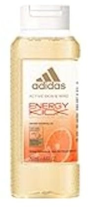 Adidas - Active Skin & Mind - Gel Douche Energy Kick Femme - Clean & Vegan et Flacon recyclé - 250 ML