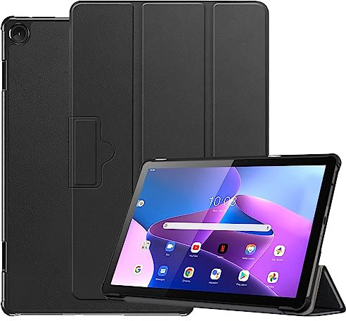 ATOOZ Case for Lenovo Tab M10 (3rd Gen) 10.1 inch 2022 (Black), Not suitable for Lenovo Tab M10 10.3” Tablet