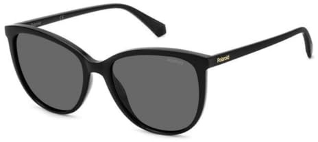 POLAROID Brille PLD 4138/S Größe 55-18 mm Schwarz polarisiert