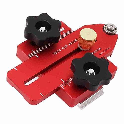 Thin Rip Table Saw Jig Guide Aluminum Alloy Woodworking Table Saw Fast Cutting Limit Fence