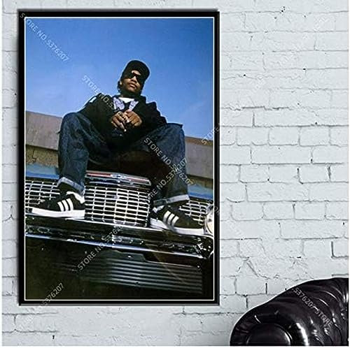 Poster Eazy-E Poster, Rap-Musikstar, Poster, Fotoporträt, Bilder, Wandkunst, Poster Und Drucke, Leinwandgemälde, Heimdekoration 50X70Cm Kein Rahmen