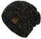 Durio Strickmütze Damen Mütze für Frauen Wintermütze Beanie Mütze Grobstrick Mütze Weich Schwarz 1 Einheitsgröße