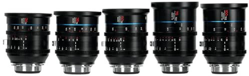 SIRUI Jupiter Makro T2 Vollformat Cine Prime Objektiv-Set (24 mm, 35 mm, 50 mm, 75 mm und 100 mm Kino-Objektiv-Set) für PL-Montage-Kameras