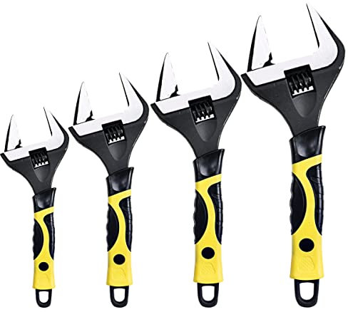 Grande chiave regolabile extra larga chiave inglese capacità di apertura dado tubo strumento