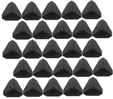PRETYZOOM 100 Stück Kantenschutz Aus Kunststoff Antikollisions Eckenschützer Für Möbelverpackung 55x55x0,8mm Leichtgewichtig Wiederverwendbar Schutz Für Kartons Und Schränke