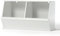 Hooga Wooden Toy Storage, Double Stacking Wooden Toys Storage Trunk, Kids Storage Units (White, Double)