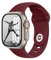 DONEGANI SB per Cinturino Apple Watch 40mm 44 mm 46mm 42mm 45mm 41mm 38mm 49mm Se Ultra 2 Serie 10 9 8 7 6 5 4 3 Band Bracciale Sport Silicone, Rosso Bordeaux