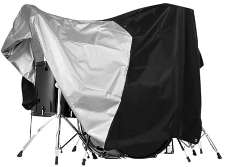 Oxford Drum Dust Cover, Protective Drum Set Cover, Drum Set Protective Cover, Padded Drum Cover, Drum Kit Cover, Waterproof Large Oxford Protective Drum Cover for Drums Violin, Keyboard Piano