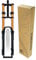 HZXQCVB 26/27.5/29'' Travel 160mm Mountain Bike Suspension Fork Quick Release Disc Brake Air Fork 1-1/8'' Straight Tube Double Crown Manual Lockout Bike Fork(Gold,26in)