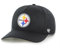 '47 NFL Pittsburgh Steelers Hitch RF Unisex Baseball Cap, Adjustable Snapback Strap, Team Logo, Colour Black
