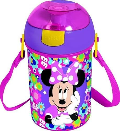 arlis Gourde Automatique Minnie - Gourde Minnie 450 ML (Gourde Pop Up Minnie)