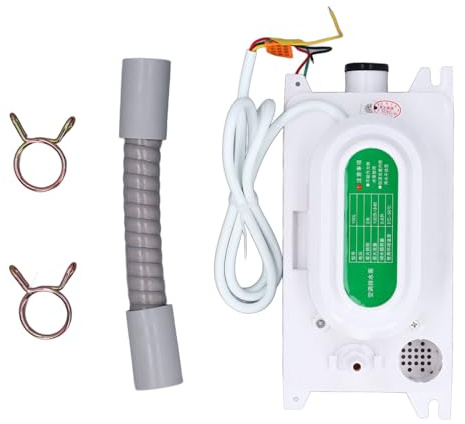 Kondensatpumpe 100 L/h mit 0,5-Liter-Tank automatische Abschaltung für Wechselstromgeräte, niedriger Geräuschpegel 22 dB für Heizungsanlagen, Klimaanlagen, Eismaschinen