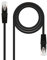 Cable de Red categoría 5e UTP AWG24, 2 m, Negro; Ideal para Conexiones de Internet y Redes Locales.