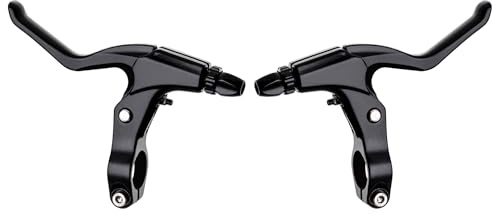Clarks Cycle Systems CLK-24 Three Finger Alloy V-Brake Levers, Black, Pair