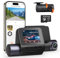 70mai Dash Cam Front and Rear A410, 2.5K+1080P Dual Dash Camera with HDR, Super Night Vision, F1.55 Aperture, 24H Parking Mode, Built-in Wi-Fi & GPS, G-Sensor, Loop Recording, 64GB Card Included