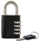 FJM Security SX-575 Combination Padlock with Key Override and Code Discovery, Pack of 2 with 1 Key