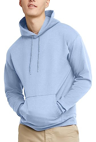 Hanes ComfortBlend® EcoSmart® Pullover Hoodie Sweatshirt,Light Blue 5XL