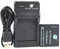 DSTE DMW-BLG10 Li-ion Battery and Micro USB Charger for Panasonic LUMIX DMC-GF3, GF5, GF6, GX7, LX100 - 1500mAh/11.1WH - Black - 8.4V Output