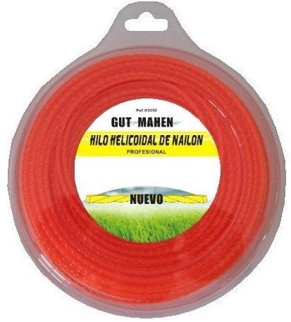 Hilo desbrozadora helicoidal 3.3mm x 15mt