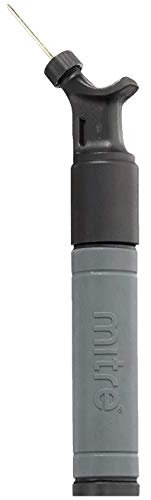 Mitre Double Action Ball Pump | Multi-sport Compatible | Quick Inflation, Grey, One Size
