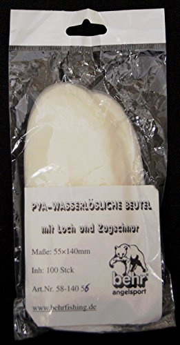 Behr Angeln PVA Beutel Standard, 100 Stück, 55 x 140, 60942