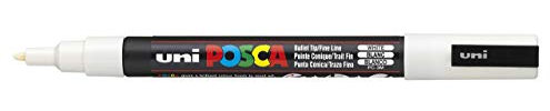 UNI-BALL POSCA PC-3M WHITE (PACK OF 12)