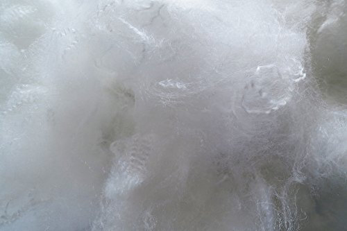 pemmiproducts Superflausch Füllfasern 5 kg, Bastelwatte, 100% Polyesterhohlfasern, Weiss, silikonisiert, Füllwatte, Füllmaterial, Watte