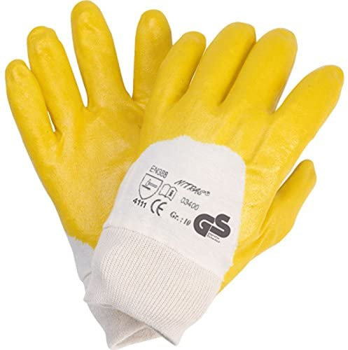 NITRAS 3400X Nitril beschichtete 24 Paar Handschuhe Größe 10