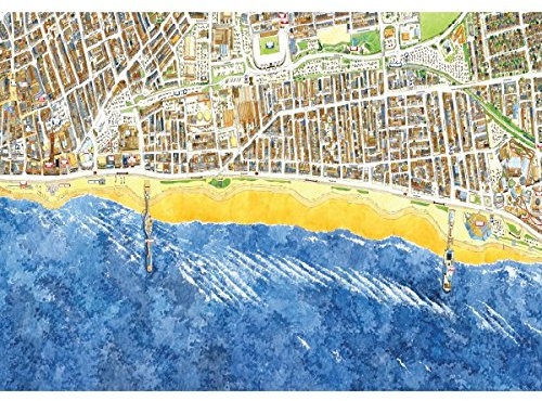 The Happy Puzzle Company - Jigraphy Cityscapes Blackpool 1000 Pieces - Jigsaw Puzzles for Adults 1000