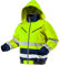 NEO TOOLS Thermo Warnschutzjacke EN 20471 Warnjacke orange Neon gelb Arbeitsjacke Warnschutz Sicherheitsjacke XL Neongelb