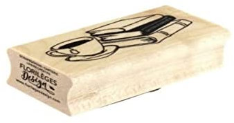 Florilèges Design Stempel, Holzfarben, 30 x 60 mm