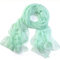 YEBIRAL Damen Schal Ganzjährig Chiffon Einfarbig Super Weich Deckenschal Halstuch(Minzgrün)