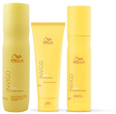 Wella Invigo Sun Shampoo 250 ml+ Conditioner 200ml+Protection Spray 150ml