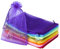 SOMFIUI 50 Stück Organzasäckchen 20x30 cm 10 farbig Organzabeutel Säckli Beutel Geschenk Schmuckbeutel (50pcs-Bunt, 20x30cm)