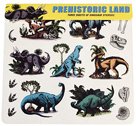 Rex London Dinosaurier-Aufkleber (3 Blatt)